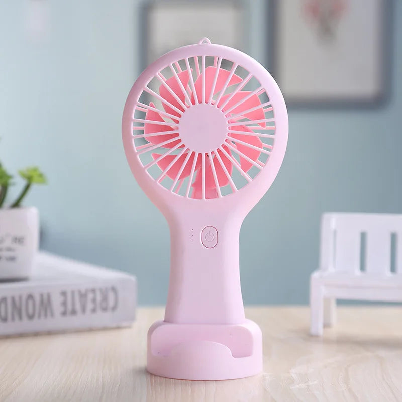 Handheld Mini Fan Portable USB Charging Convenient Creative Small Fans Catapult Pocket Hand-held Fan Wedding Gift