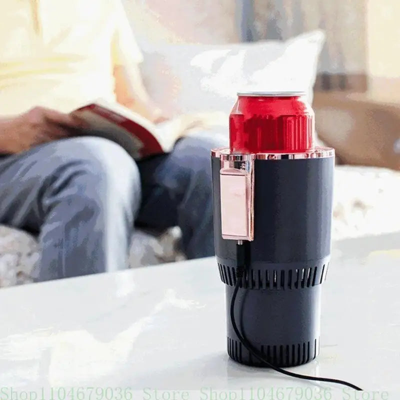 Electric Beverage Mug Efficient Hot & Cold Car Cup Accessory with Easy Temperature Adjustment for Coffee Juice