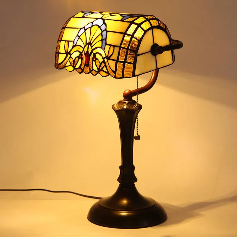 Turkish Table Lamp Retro Bank Lamp E27 LED tiffany lamp colourful Indoor Home Decor Dining Room Bedroom Bedside reading lamp