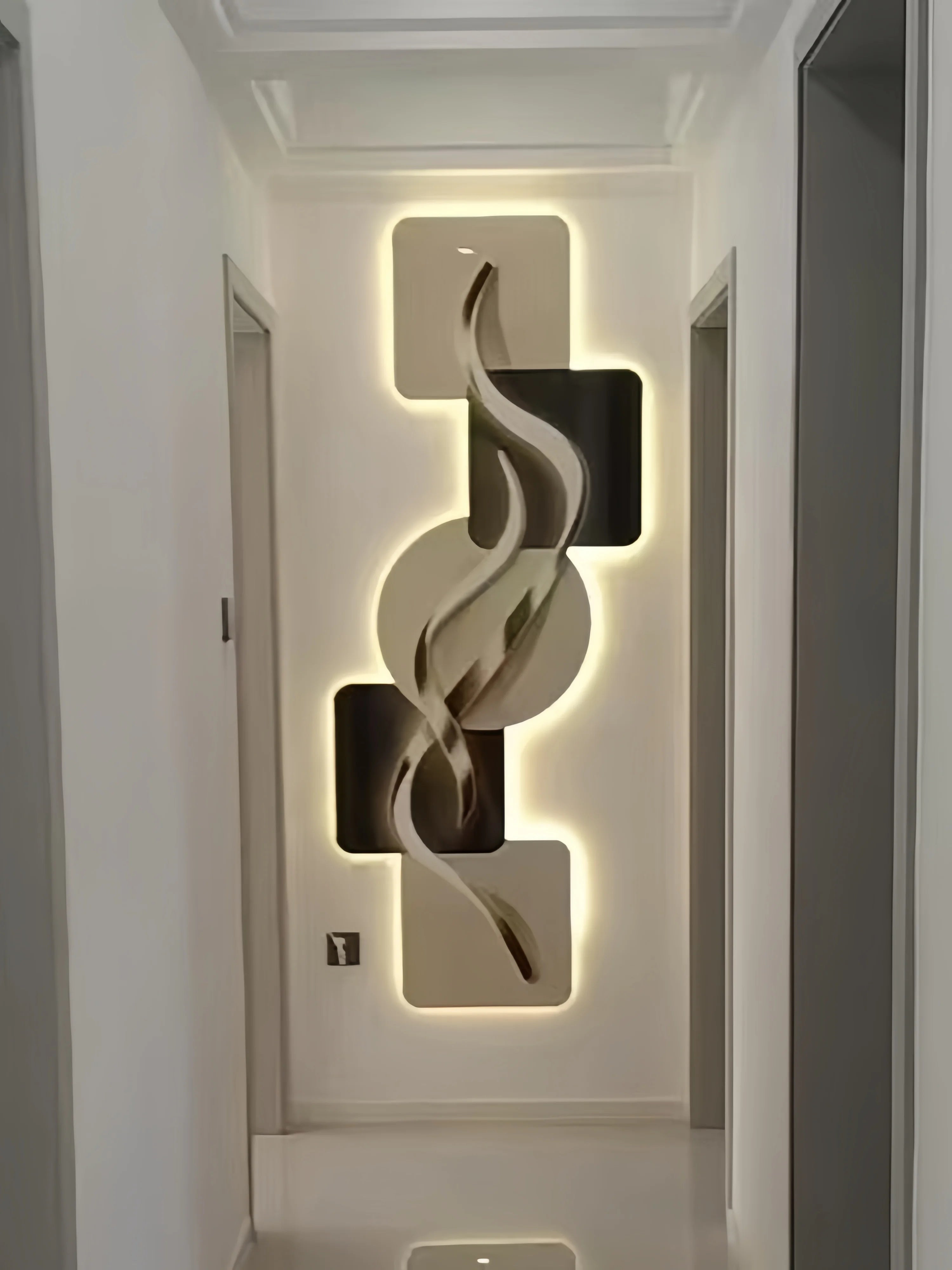 Led Lights Light Fine Luxury Study Room Living Room Bedroom Decoration Corridor Highend Atmosphere Hanging Murals Room Decor