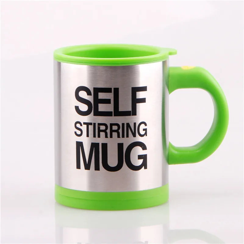 Mug 400ml Electric Mixing Cup Lazy Automatic Self Stirring Coffee Milk Drink Mug Blender Stainless Steel with Lid Gift Box