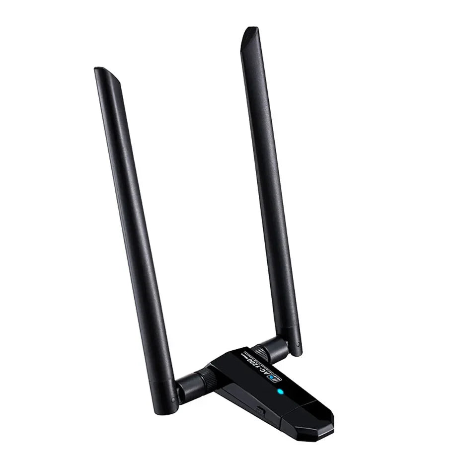 Wireless USB WiFi Adapter 1200Mbps Dual Band 2.4GHz/300Mbps 5GHz/867Mbps High Gain Dual 5dBi Antennas Network WiFi USB 3.0