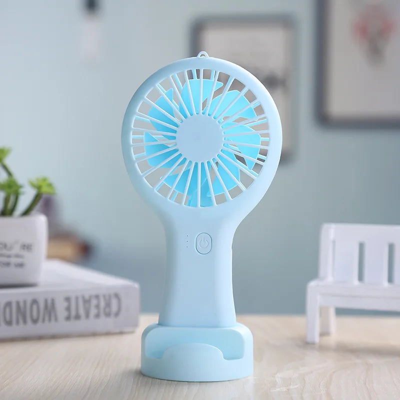 Handheld Mini Fan Portable USB Charging Convenient Creative Small Fans Catapult Pocket Hand-held Fan Wedding Gift