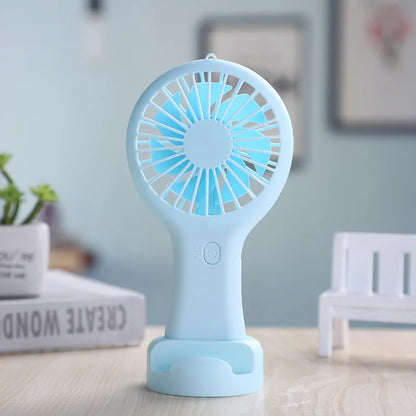 Handheld Mini Fan Portable USB Charging Convenient Creative Small Fans Catapult Pocket Hand-held Fan Wedding Gift