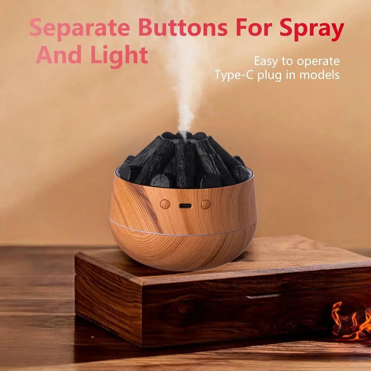 Portable Mini Humidifier Colorful Cool Mist