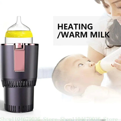 Electric Beverage Mug Efficient Hot &amp; Cold Car Cup Accessory with Easy Temperature Adjustment for Coffee Juice