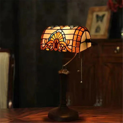 Turkish Table Lamp Retro Bank Lamp E27 LED tiffany lamp colourful  Indoor Home Decor Dining Room Bedroom Bedside reading lamp