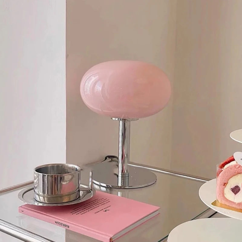 Desktop Small Table Lamp Bedroom Decorative Table Lamp Bauhaus Post-modern Simple Medieval Night Lamp