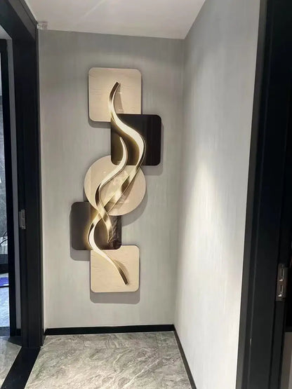 Led Lights Light Fine Luxury Study Room Living Room Bedroom Decoration Corridor Highend Atmosphere Hanging  Murals Room Decor