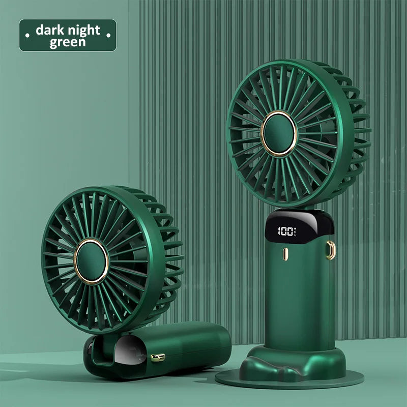 Portable Fans 2024 Mini Handheld USB Students Folding Small Fan Air Cooler Outdoor Travel Hand Fans Ventilation Fan Dropshipping