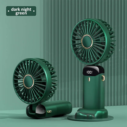 Portable Fans 2024 Mini Handheld USB Students Folding Small Fan Air Cooler Outdoor Travel Hand Fans Ventilation Fan Dropshipping