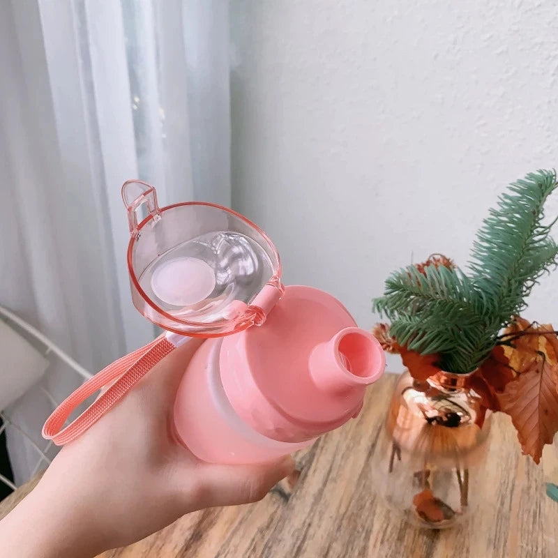 Sports Water Bottles Colorful DIY Personalized Portable Safety Matte PC Plastic 700ML Drinking Cup Birth Gift Customize Logo New