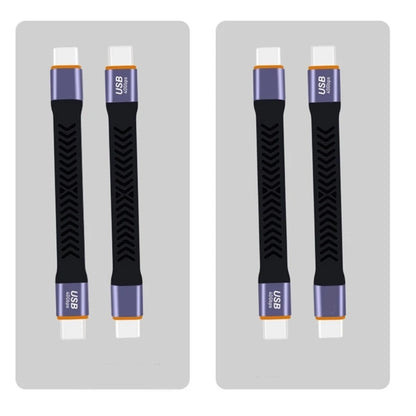 USB4.0  Short Cable USB C to USB C Connection 100W Rapid Charging, 40Gbps Transfer Rate FPC Soft Wire 10CM Drop Shipping