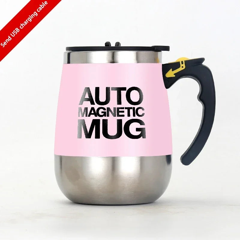 USB Rechargeable Automatic Self Stirring Magnetic Mug New Creative Electric Smart Mixer Coffee Milk Mixing Cup Water Bottle Gift