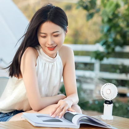 Portable Fans 2024 Mini Handheld USB Students Folding Small Fan Air Cooler Outdoor Travel Hand Fans Ventilation Fan Dropshipping