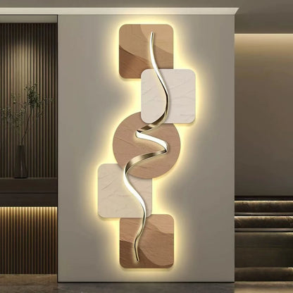 Led Lights Light Fine Luxury Study Room Living Room Bedroom Decoration Corridor Highend Atmosphere Hanging  Murals Room Decor