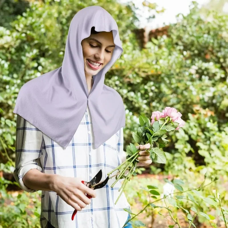 Cooling Hoodie Towel Cooling Towels Quick Drying Absorbent Towels for Neck and Face UV Protection Sport Workout Camping Cycling