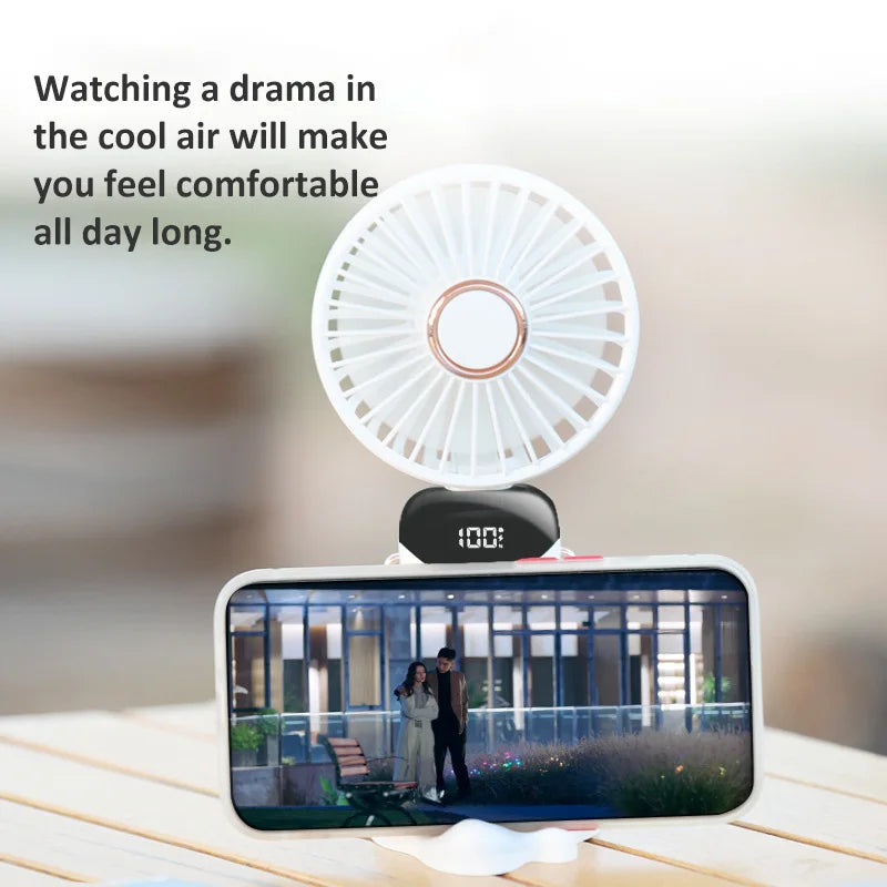 Portable Fans 2024 Mini Handheld USB Students Folding Small Fan Air Cooler Outdoor Travel Hand Fans Ventilation Fan Dropshipping