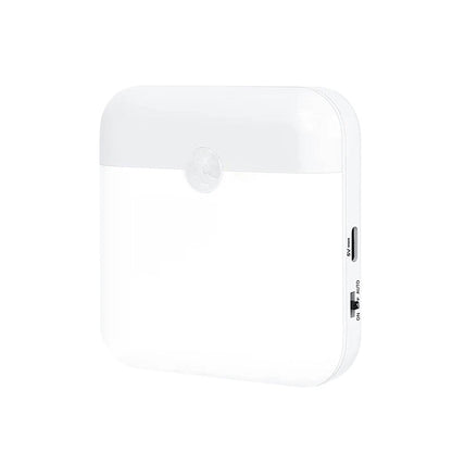 LED Wireless Night Light, Human Motion Sensor Lantern Rechargeable Wall Lamp, for Camping Summer Stairs Closet Kitchen Toilet