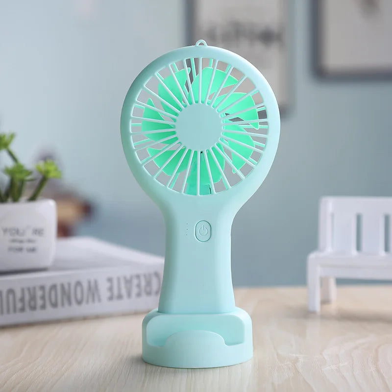 Handheld Mini Fan Portable USB Charging Convenient Creative Small Fans Catapult Pocket Hand-held Fan Wedding Gift