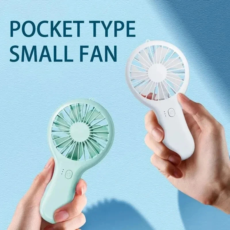 Handheld Mini Fan Portable USB Charging Convenient Creative Small Fans Catapult Pocket Hand-held Fan Wedding Gift