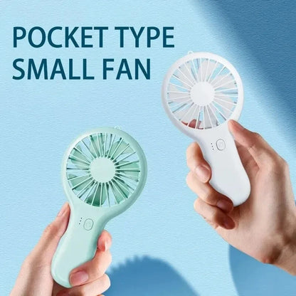 Handheld Mini Fan Portable USB Charging Convenient Creative Small Fans Catapult Pocket Hand-held Fan Wedding Gift